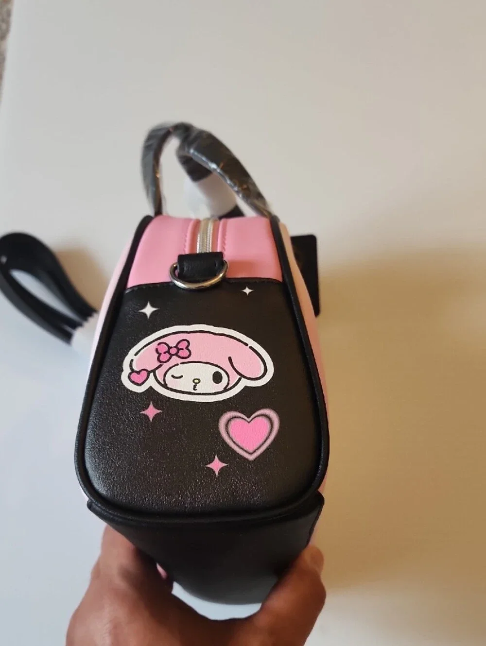 Loungefly Sanrio My Melody & Kuromi Pink Crossbody Bag. NWT
